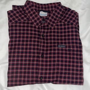 Red and Black Columbia Flannel. Size M